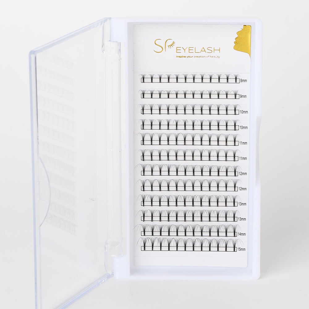 Premade Long Stem Fan Lashes 10D – speyelashes