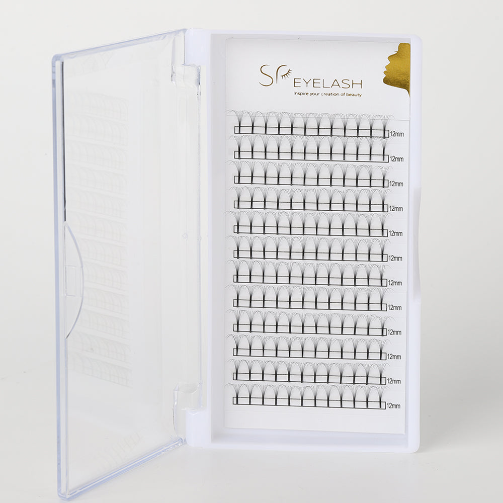 Premade Long Stem Fan Lashes 7D – speyelashes