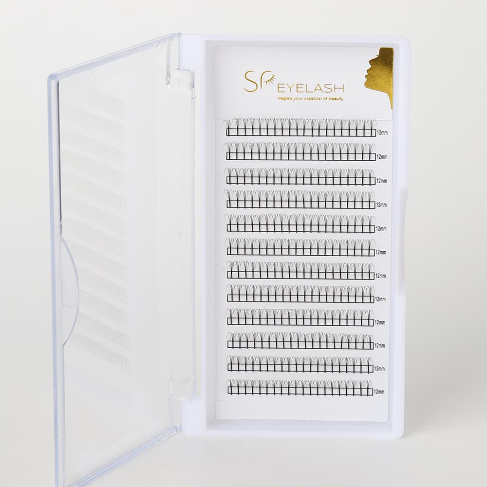 Premade Long Stem Fan Lashes 3D – speyelashes