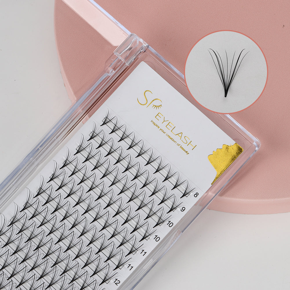 Extensions de cils volume en fausse fourrure faites à la main