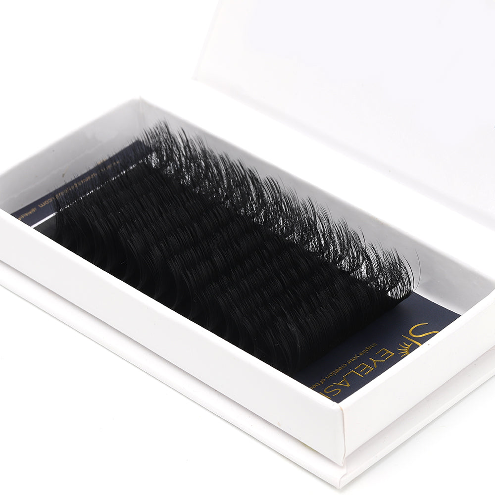 19-25mm Mix Length Private Label Classic Lashes Trays